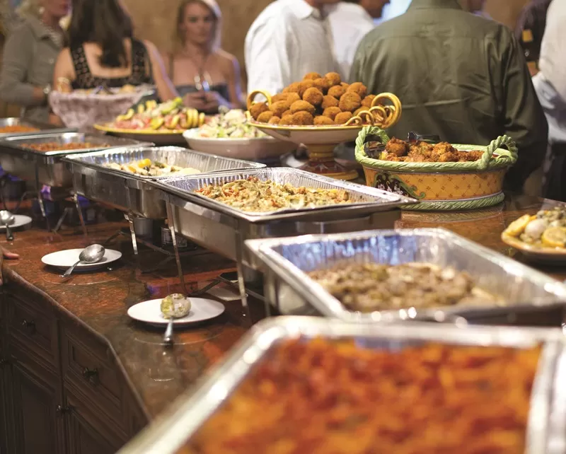 Catering-buffet-setup